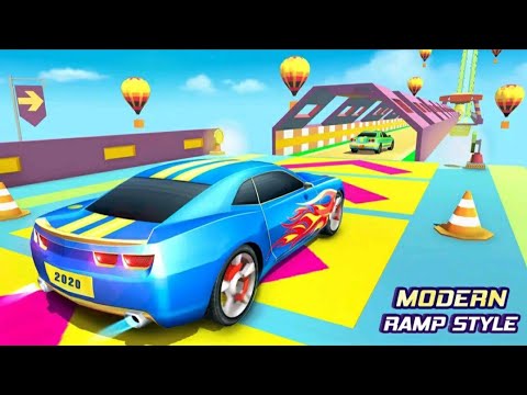Deadly Race Impossible Stunt Car Tracks 3D #8 Red Car Driving - Level 12 Android Gameplay