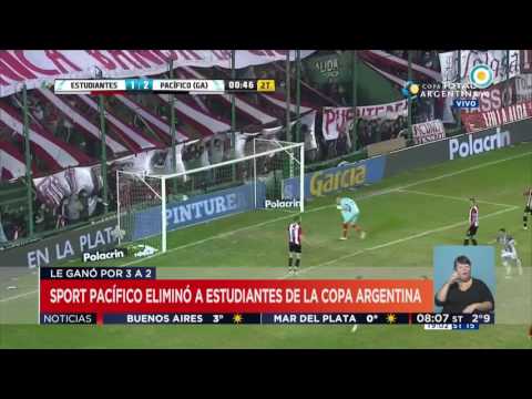 TV Pública Noticias - Copa Argentina: Sport Pacífico eliminó a Estudiantes