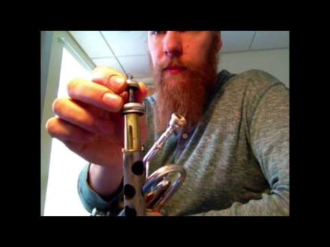 Smörja ventilerna - trumpet