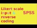SPSS for newbies tutorial: Likert scale input 