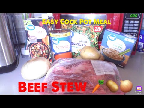 Easy Crock Pot Beef Stew Recipe