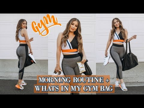 MY GYM MORNING ROUTINE & WHATS IN MY GYM BAG Video