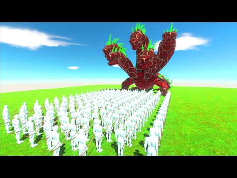 999 ARCHIE THE ARCHER vs SPIDERMAN HYDRA DEATH RUN - Animal Revolt Battle Simulato