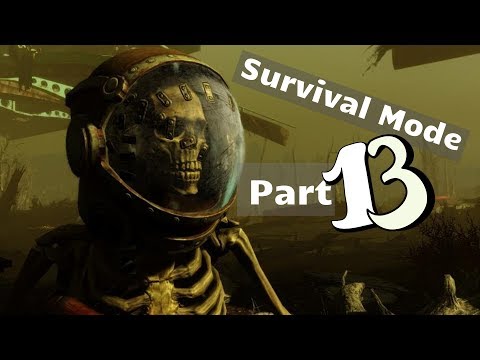 FALLOUT 4: SURVIVAL MODE Let's Play Part 13 (PC Gameplay Walkthrough)