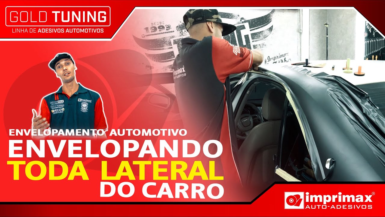 TUTORIAL DE ENVELOPAMENTO AUTOMOTIVO | APLICAÇÃO NA LATERAL DO CARRO