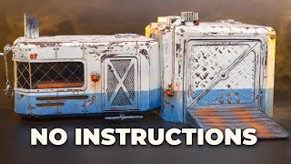 SCRATCH BUILT Scifi Building for Warhammer 40k, Star Wars Legion, Necromunda, and more!