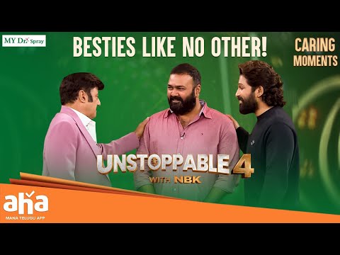 Allu Arjun & Sandy: The Ultimate Best Friend Goals!  Unstoppable with NBK | ahavideoIN