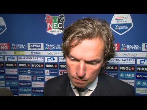 Alex Pastoor na afloop van N.E.C. - RKC