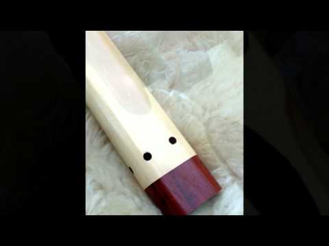 Native American Inspired 7 hole Extended Scale DRONE FLUTE in the Key of Low D