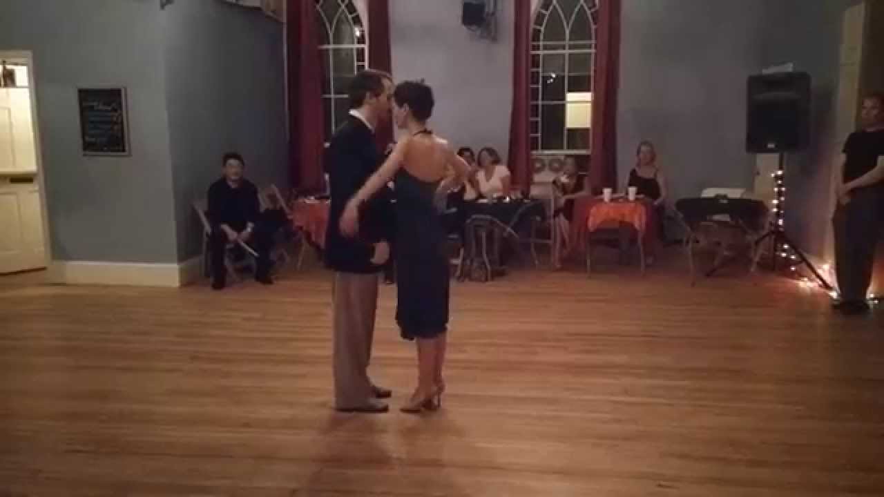 Adam Cornett and Tilly Kimm Performing in Portland, ME 1 of 3