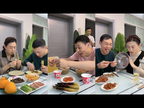 Trending 🔥 Funny Husband Wife Yummy Food Eating Challenge||Prank 😂🤫||Comedy 🤣🤣