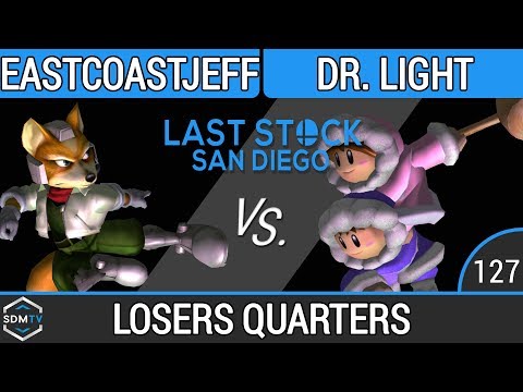 LSSD 127 - EastCoastJeff (Fox) vs. Dr. Light (ICs) - SSBM Losers Quarters - Smash Melee