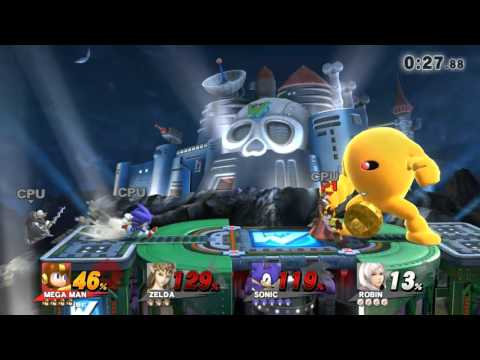 SSB4 Mega Man 5-Stock Battle