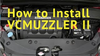 HD 2016 2018 How to install VCM Muzzler II Honda O