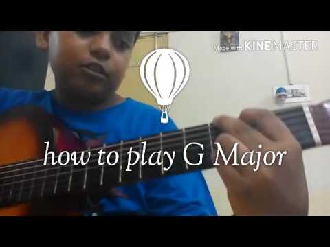 How to play g major on guitar by Vatsal