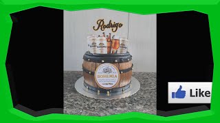 Confeitando Bolo Barril em chantininho, Aplicando pintura e textura, chantideia