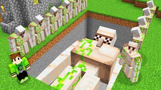 ENCONTREI um IRON GOLEM ENTERRADO no Minecraft! ENCONTREI um IRON GOLEM ENTERRADO no Minecraft!