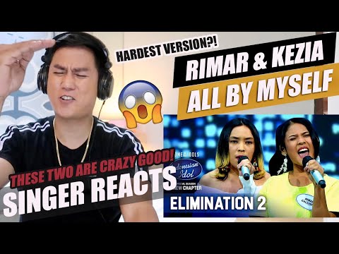 Kezia & Rimar - All By Myself (Indonesian Idol 2020) | SINGER REACTION