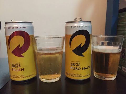 Cerveja #Skol vs #Skol puro malte
