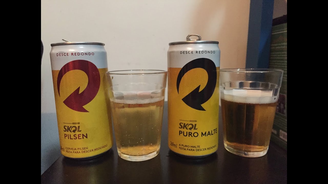 Cerveja #Skol vs #Skol puro malte