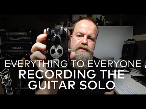 Bjorn Riis - Everything to Everyone how I recorded the guitar solo