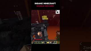 INSANE NEW MINECRAFT WORLD RECORD PART 2 #minecraft #worldrecord #speedrun #gaming