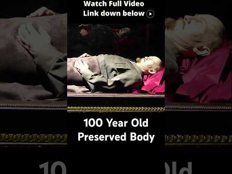 100-year-old preserved body of soviet leader Lenin!!  #shorts #youtubeshorts