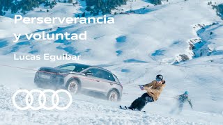 Lucas Eguibar y Audi Q4 Sportback e-tron Trailer
