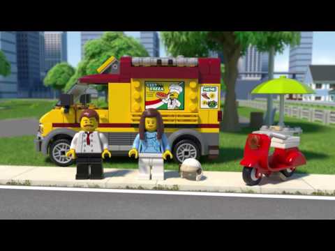 Vidéo LEGO City 60150 : Le camion pizza 