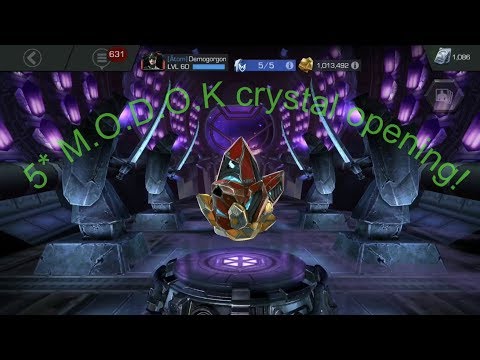 5* MODOK crystal opening!
