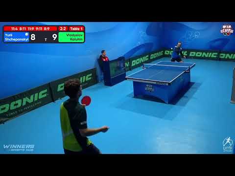 16:00 Yurii Shchepanskyi 2 - 3 Vladyslav Kaluhin West 3 WIN CUP 26.10.2022 | TABLE TENNIS WINCUP