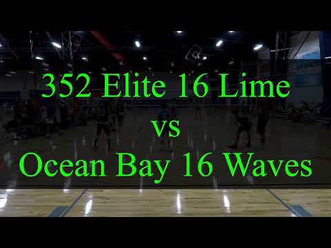 352 Elite 16 Lime vs Ocean Bay 16 SE Champ Waves