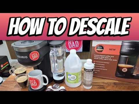How to Descale Keurig K-Crema Coffee Maker | Step-by-Step Vinegar Guide Turn Descale Light OFF