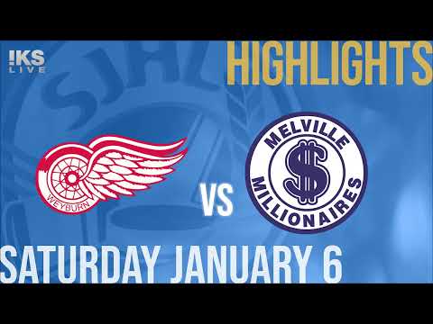 Weyburn Red Wings vs Melville Millionaires Jan 6th