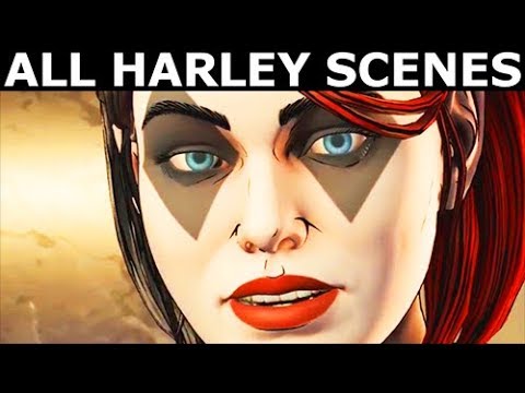 All Harley Quinn Scenes - Vigilante Joker Path - BATMAN Season 2 The Enemy Within Episode 5