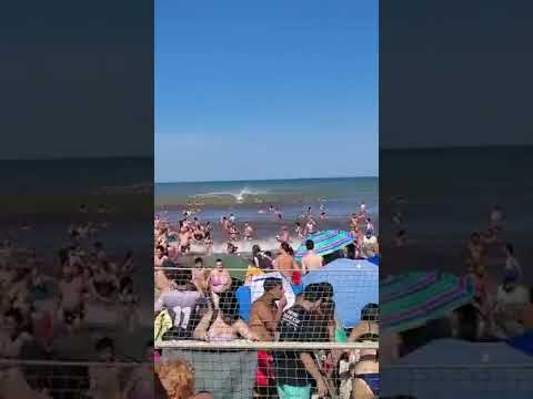 🏖️MINI TSUNAMI en la costa del PARTIDO DE MAR CHIQUITA🌊