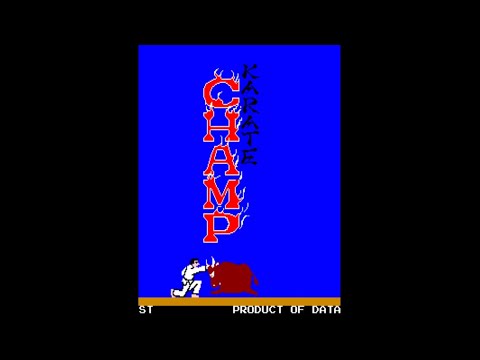 Karate Champ Arcade Version Intro  - 1984 - Retro Gaming