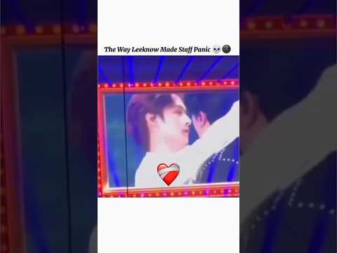 Leeknow Make Staff Panic💀🔥#youtubeshorts #trending #music #leeknow #changbin #hanjisung #straykids