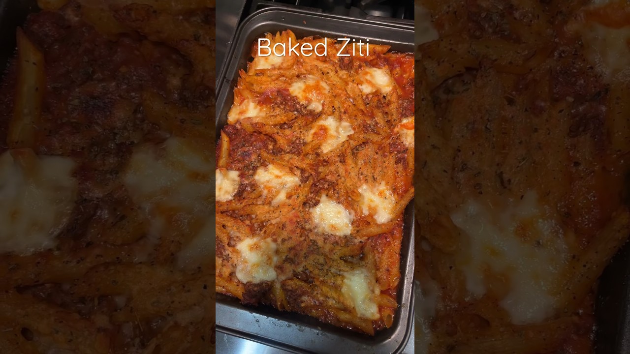 Baked Ziti 🍝 #bakedziti #ziti #pastarecipe #pastalover #pastarecipes