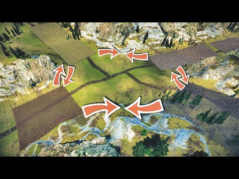 Crossroads Battle: Roman Generals - Goldensun Knights - Zombies - Celts - UEBS 2