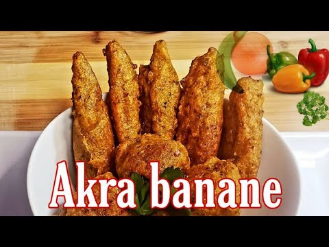 koman mwen prepare akra bannann trè fasil.