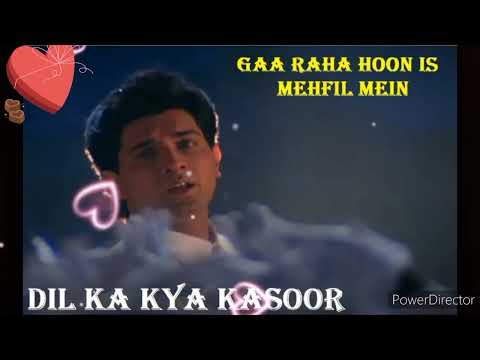 gaa raha hoon is mehfil mein