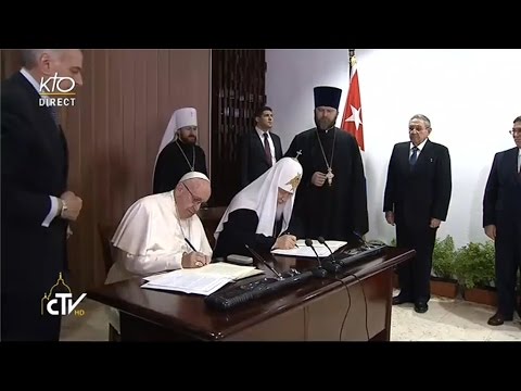 Le Pape François rencontre le Patriarche Kirill