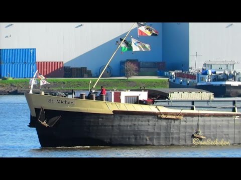 GMS ST. MICHAEL DB6474 MMSI 211465900 Emden riverbarge inland cargo ship Binnenschiff