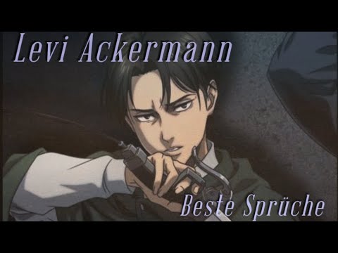 Levi Ackermann - Beste Sprüche (Deutsch) #anime #attackontitan #leviackerman
