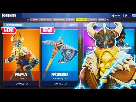 new mangus viking skin new forebearer axe in fortnite new update fortnite battle royale - new alien skin fortnite