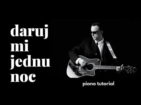 Robo Grigorov | Daruj mi jednu noc (piano tutorial)