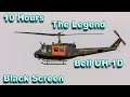 9 Hours Helicopter Sound UH-1 Huey, Iroquois, Black Screen, Dream, ASMR, Meditation, Sleep, Aviation