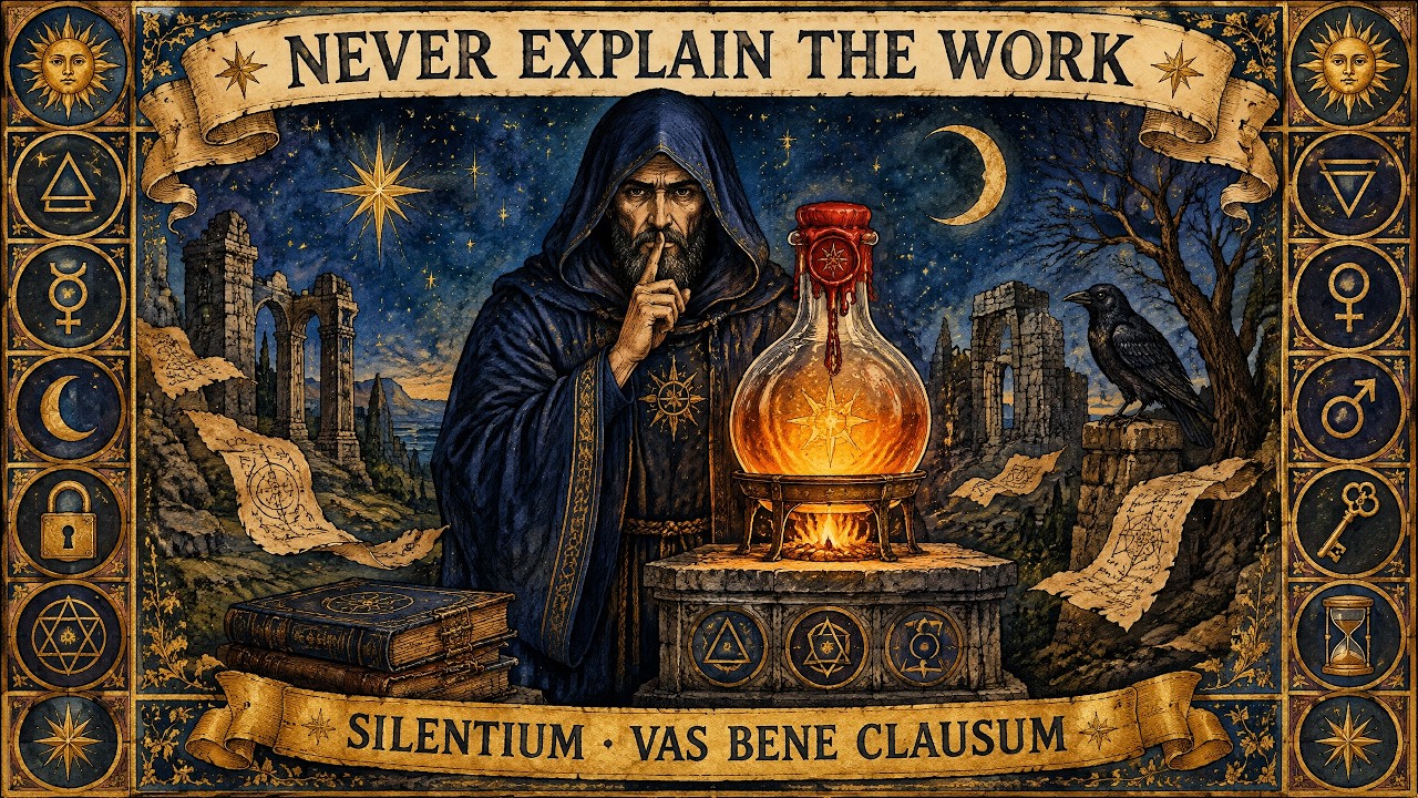 Never Explain the Work — The Alchemical Rule of Silence