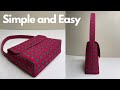 How To Sew A Hand Bag Simple And So Fast Easy DIY AmyGDIY